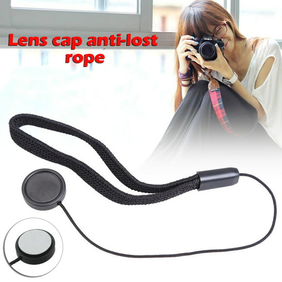 Anti-Lost Snap-on Lens Cover Cap Keeper Lanyard Strap For DSLR Camera 